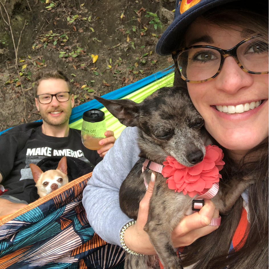 We spent a lot of time relaxing in hammocks on our days off in Alabama. That was the life!