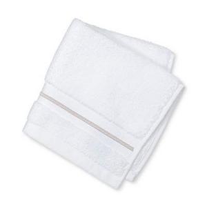 Spa Stripe Accent Washcloth Beige Linen - Fieldcrest®