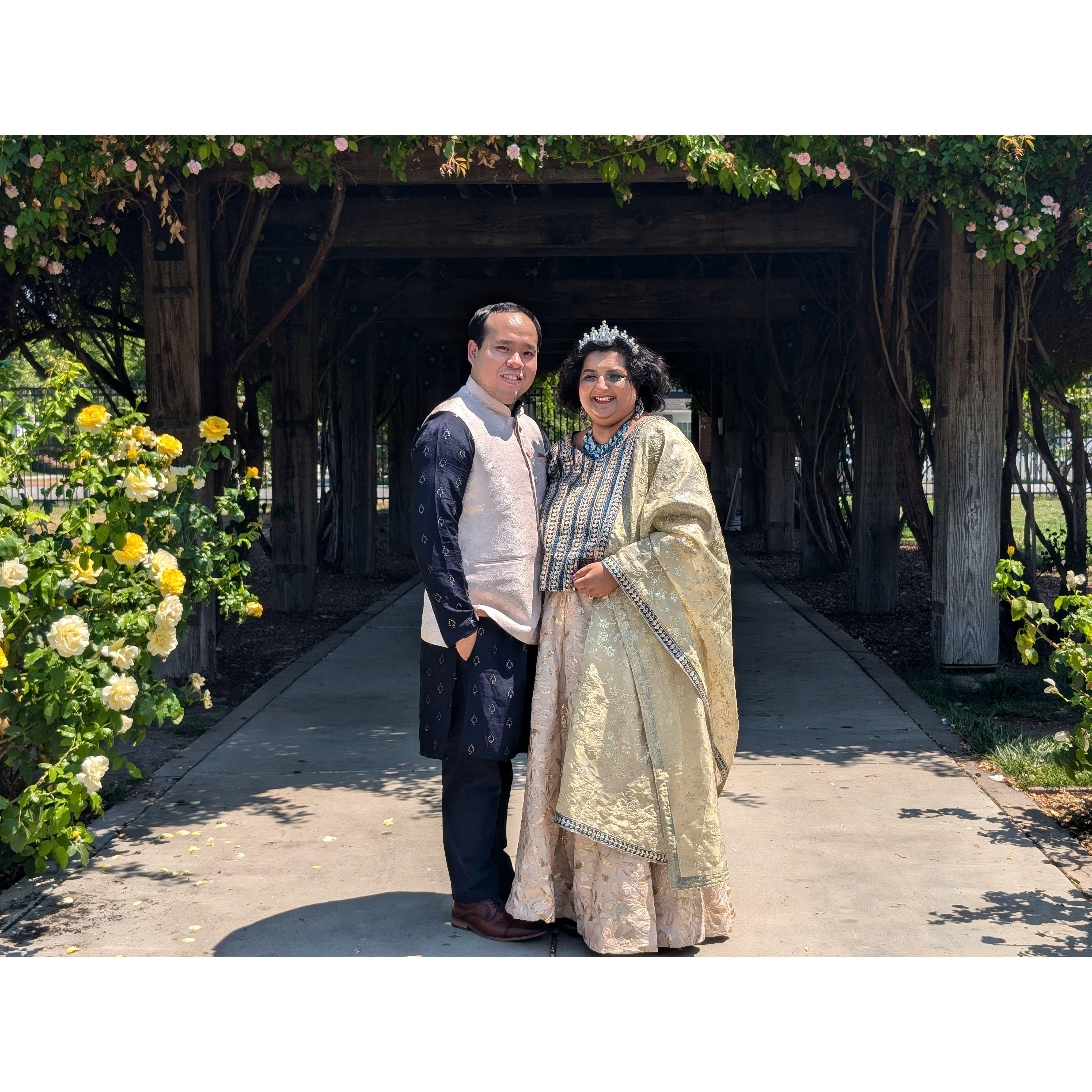 Regal engagement photo shoot