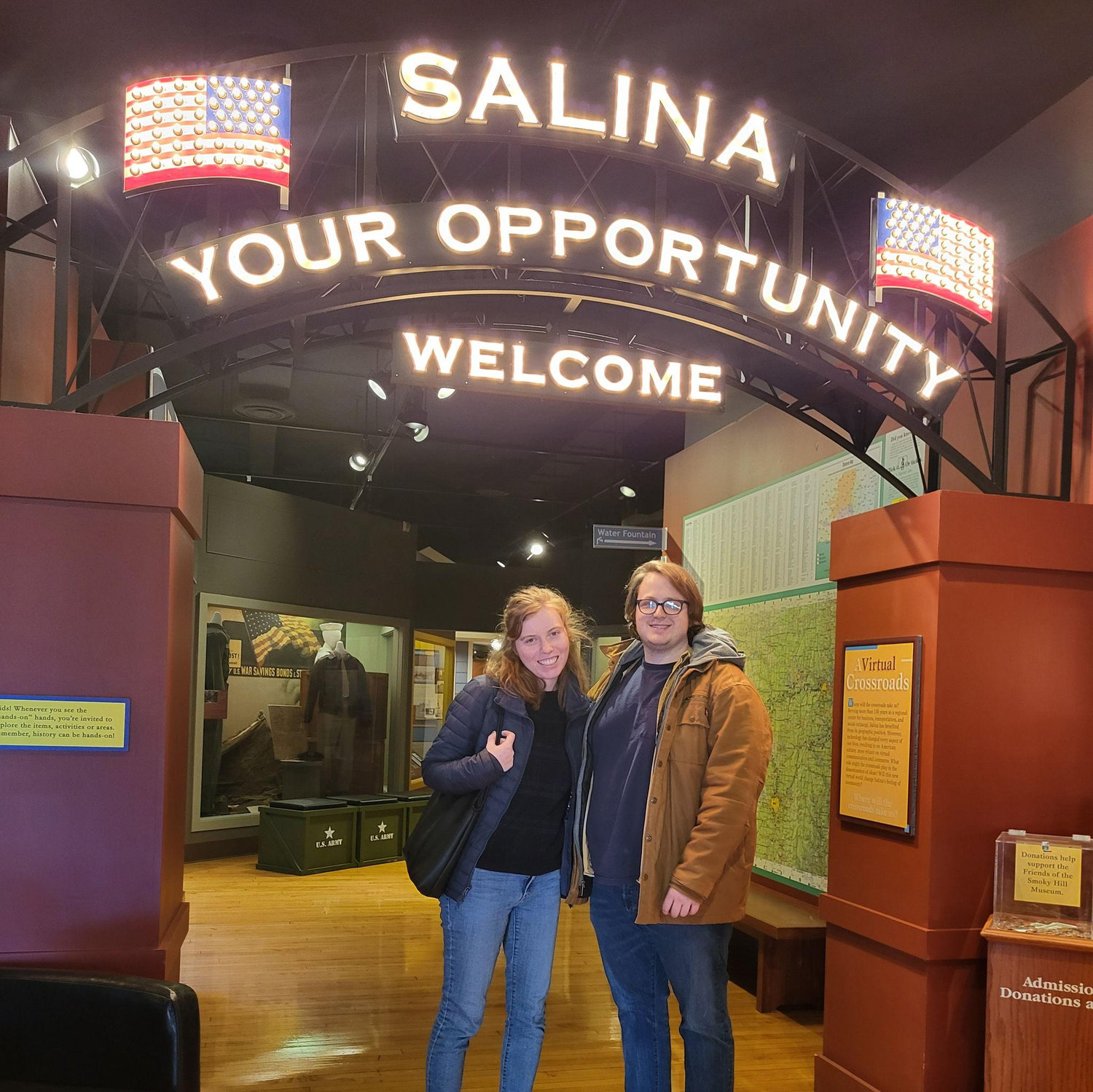 Chase's first time to Salina, Hannah's hometown