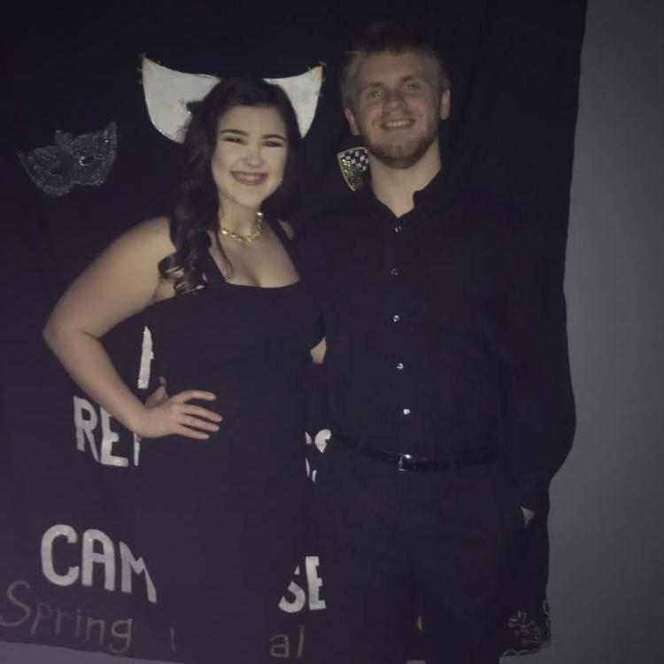 Mariah's ACS Formal junior year (2019).