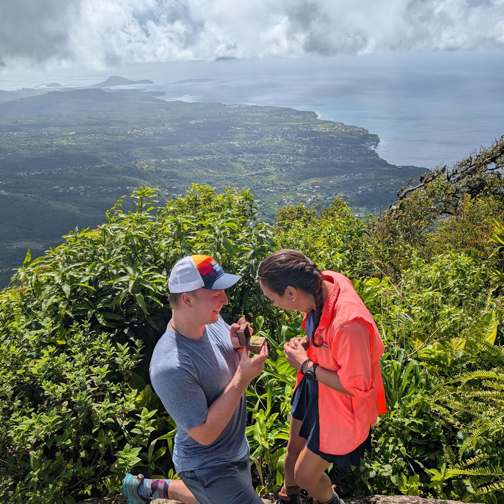The proposal and the view! 😍