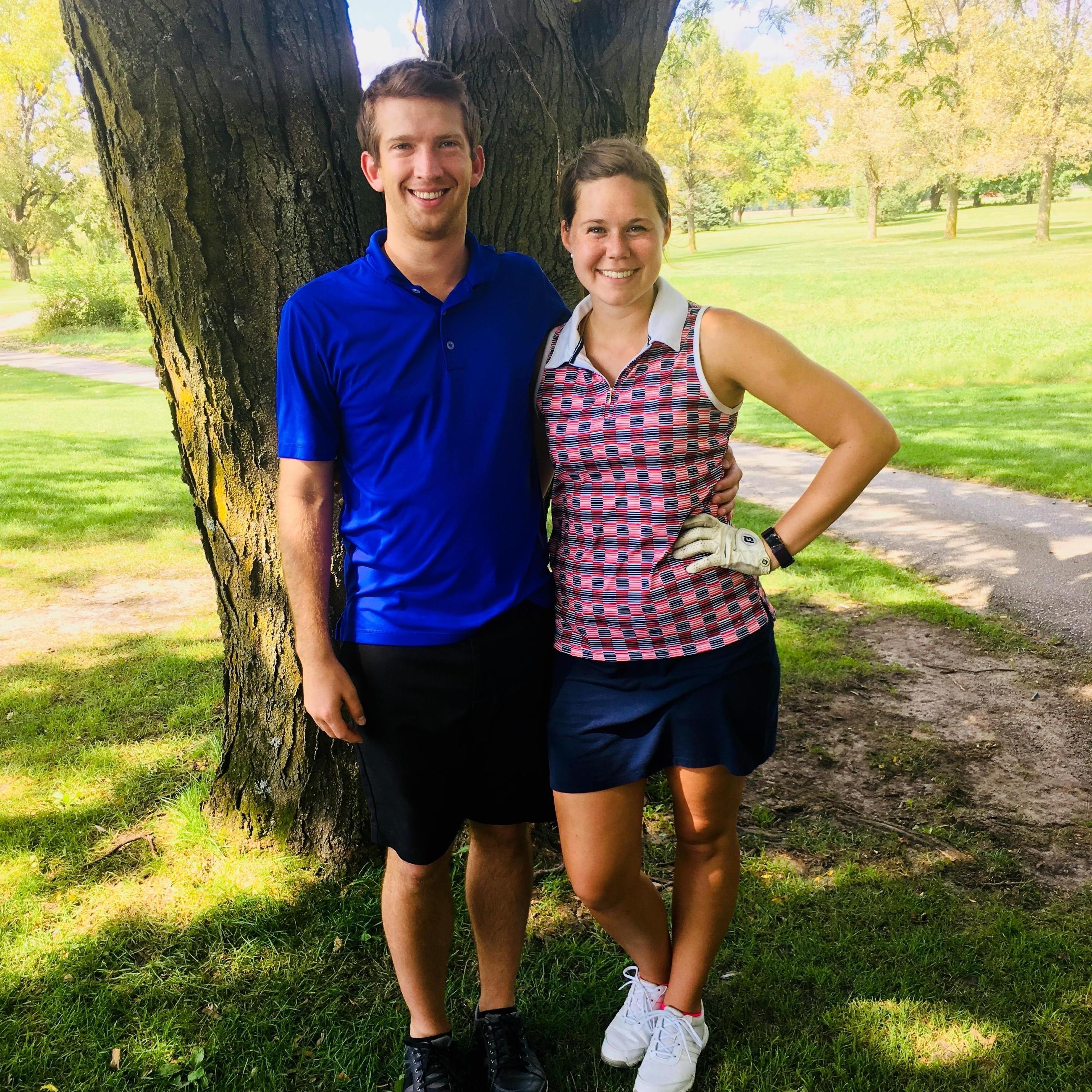 We share a love of golf. Sam has yet to beat me, but he continues to try as frequently as possible!