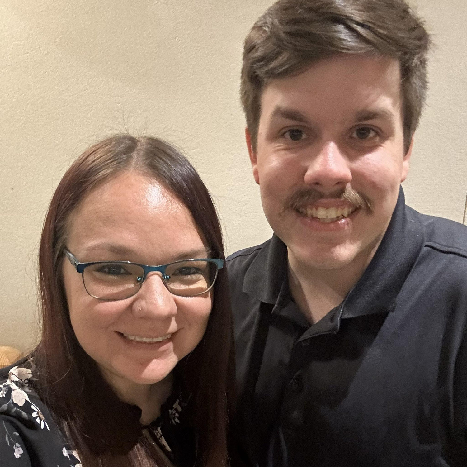 Our last photo as boyfriend and girlfriend at our third anniversary dinner. I was completely unaware that Sara and my mom were helping set up the proposal back at our AirBnB. March 7, 2025.