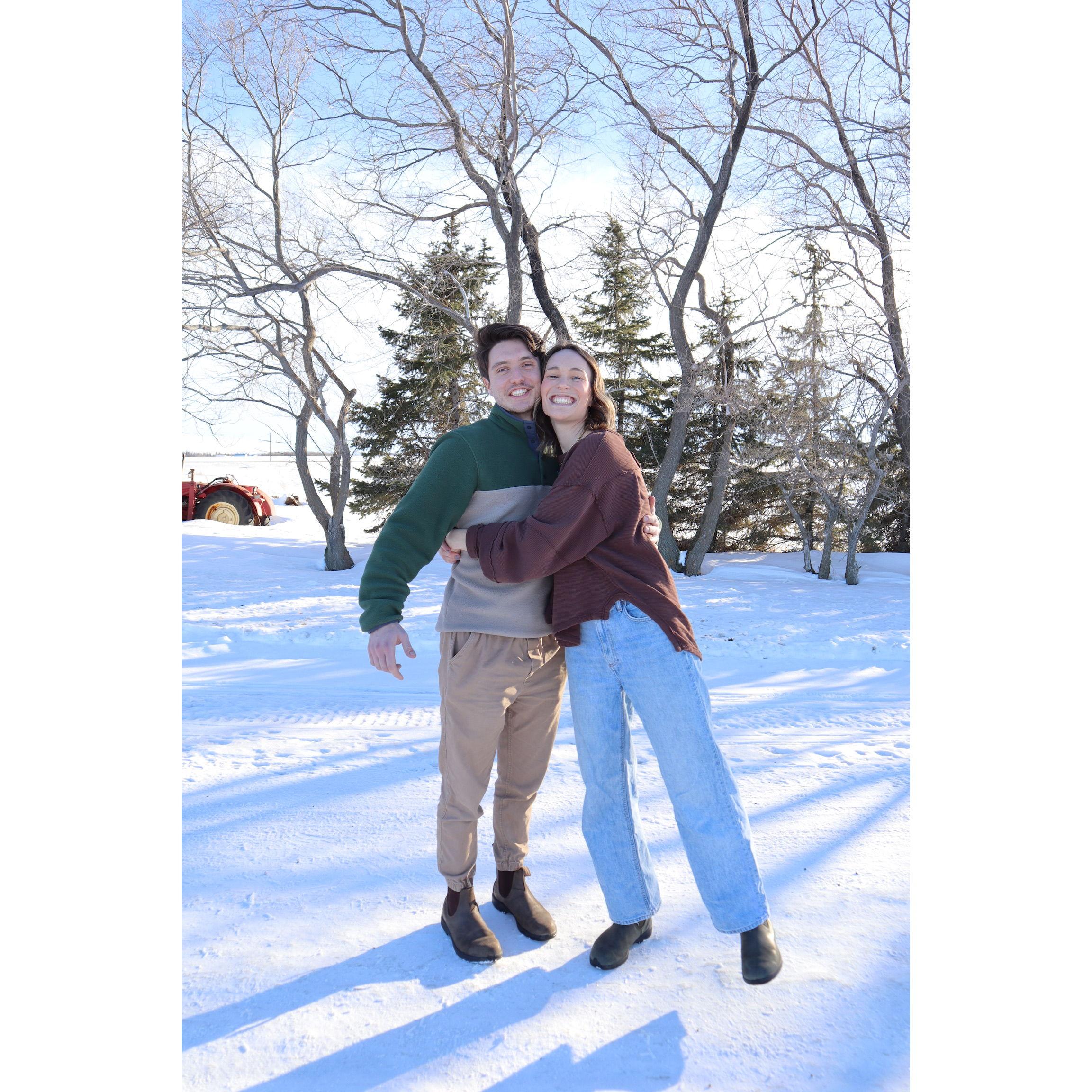 And I guess we're engaged now