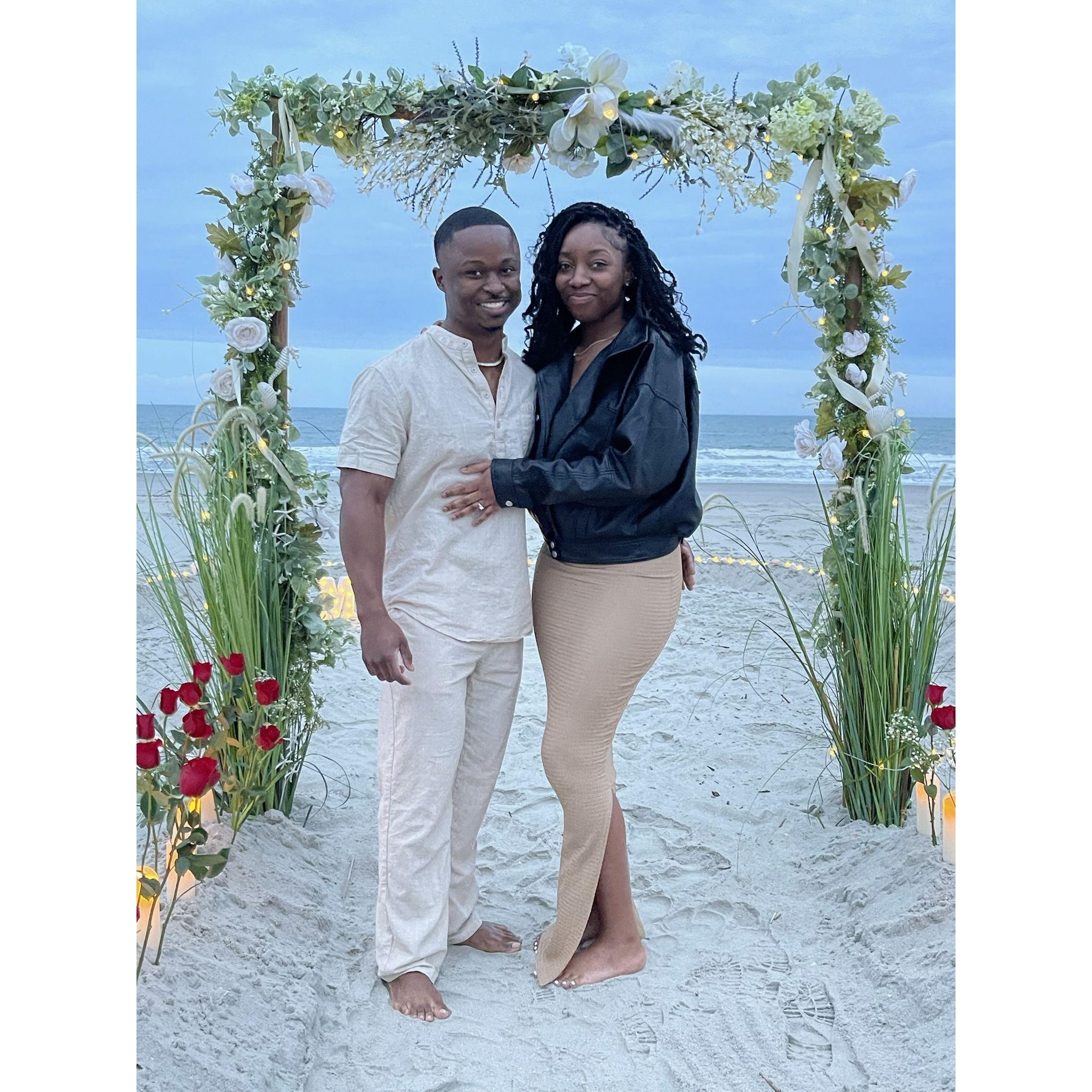 Oh She said "YES!"