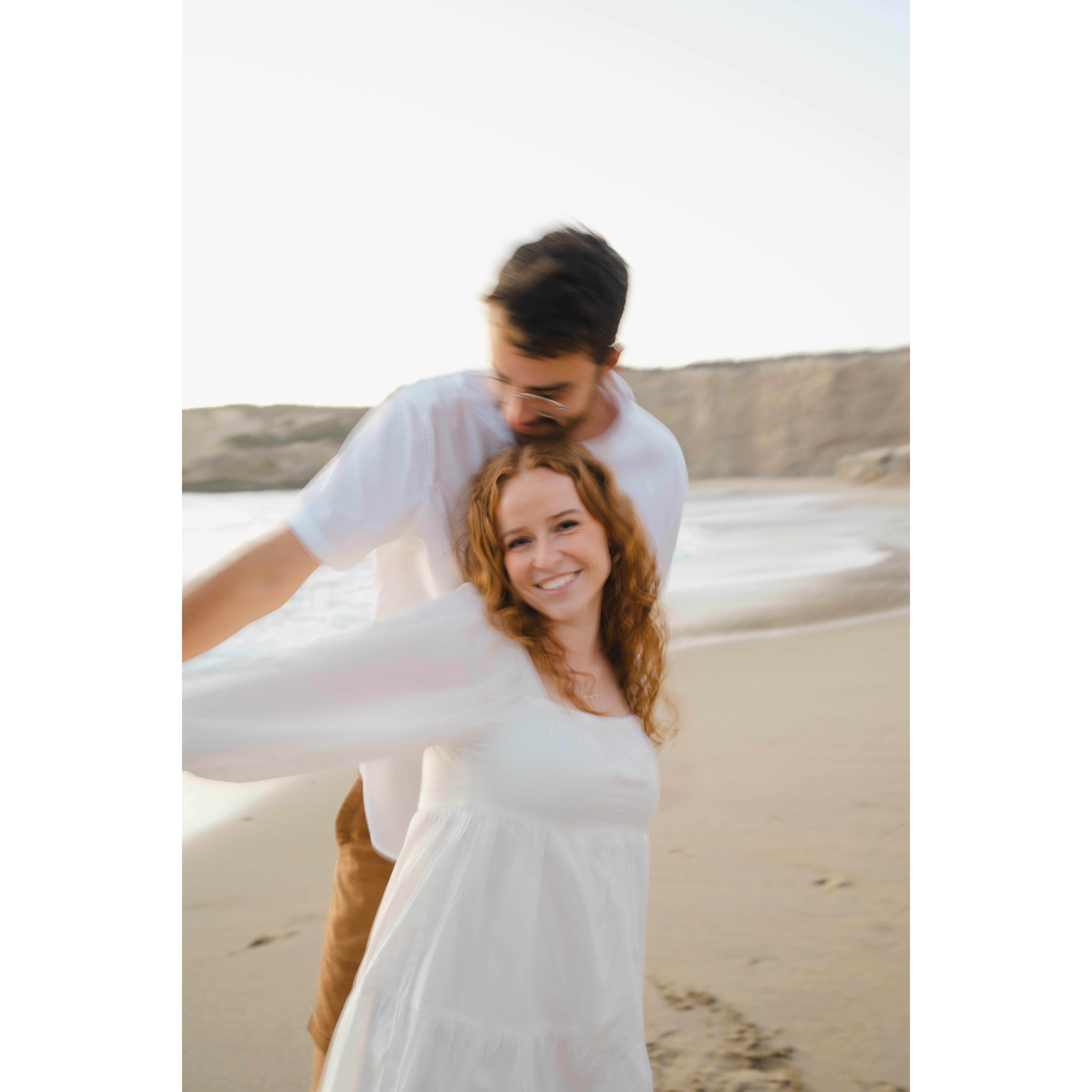 Our engagement photos- Sept. 3, 2022- Taken by Nick Hesler- Davenport, CA