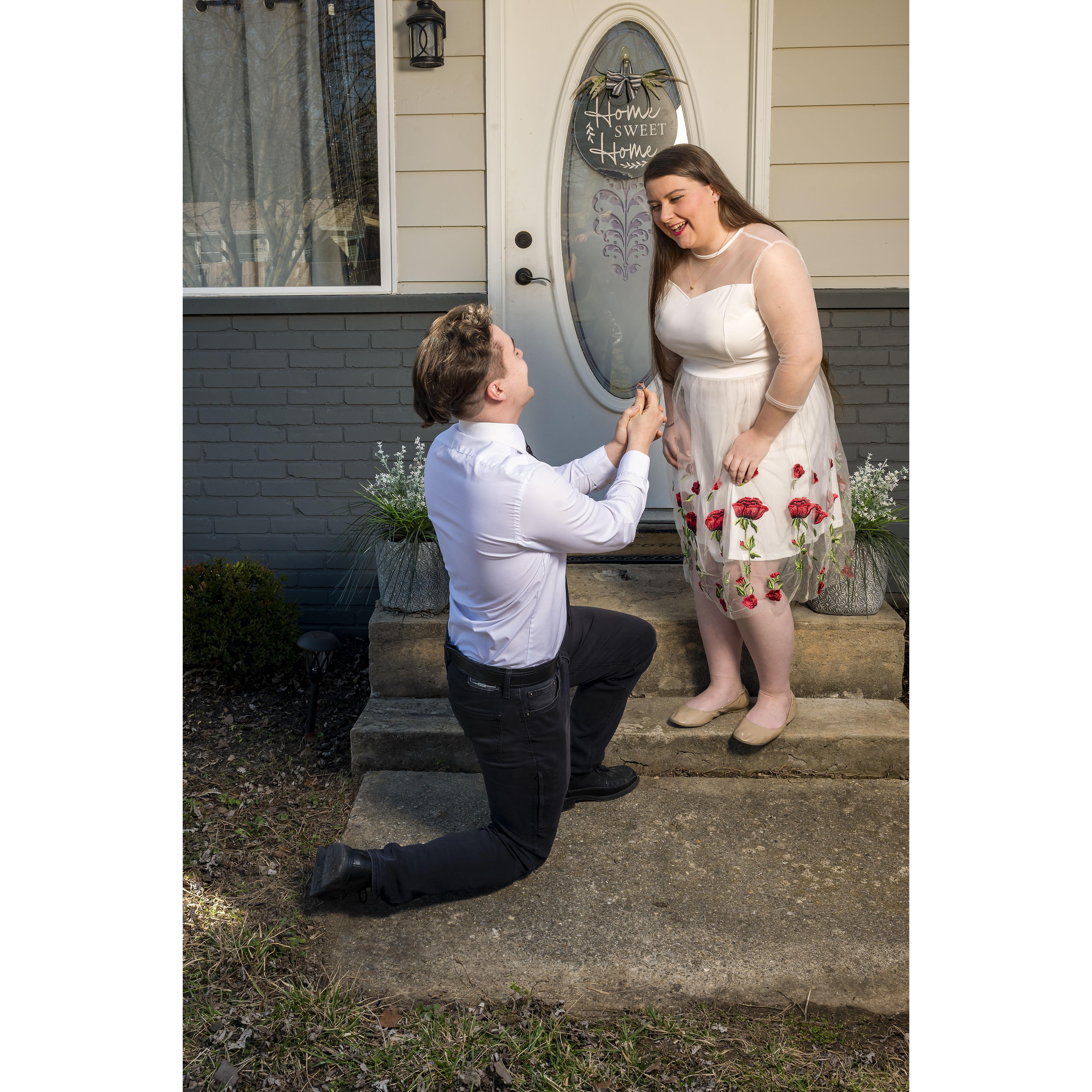 He Proposed!
