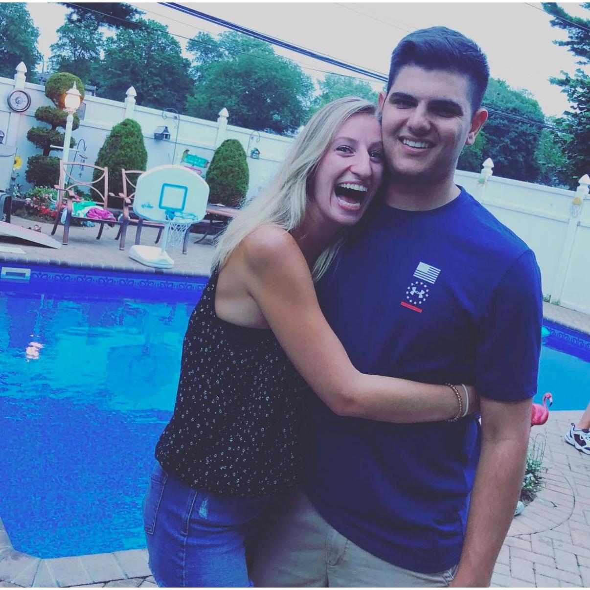 Our first time seeing each other after 4 months apart during covid!