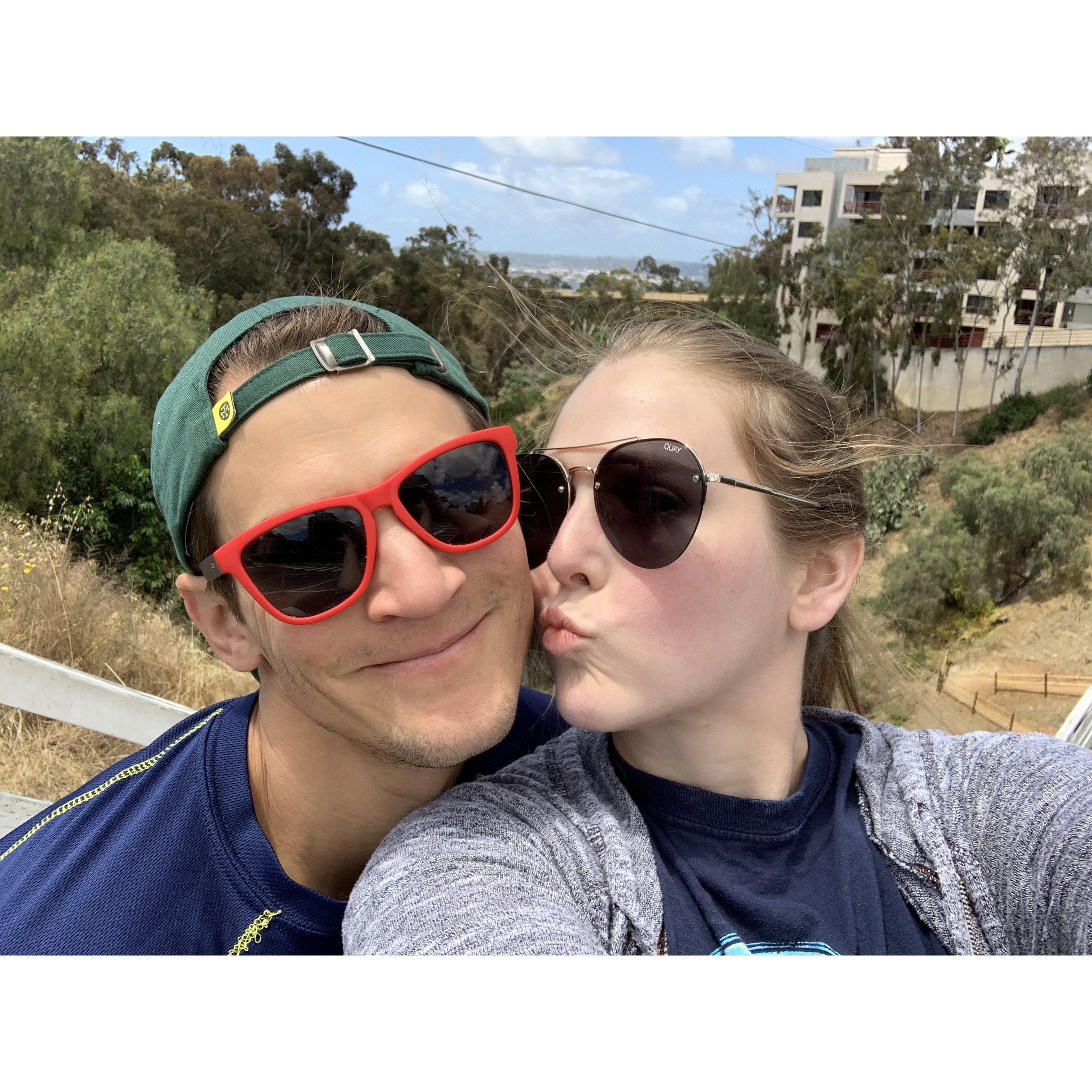 On the San Diego seven bridges walk.