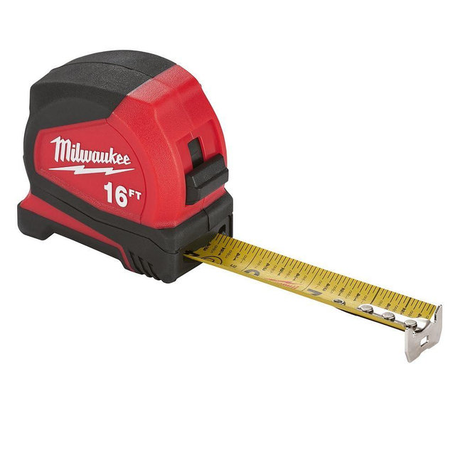 Milwaukee Electric Tool 48-22-5516 Heavy Duty Tape Measure, 16'