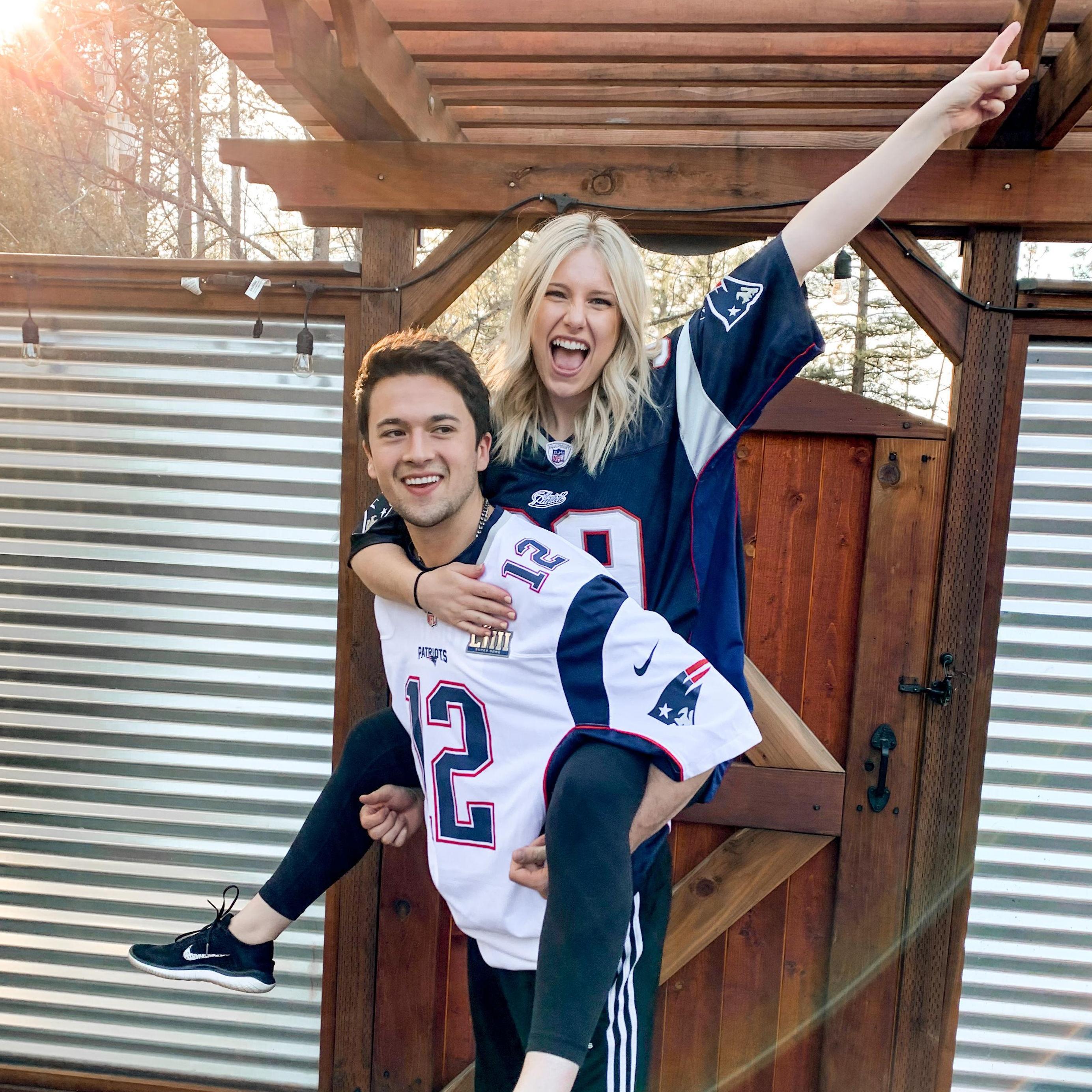 Yes, Gab is now a Patriots fan by association.