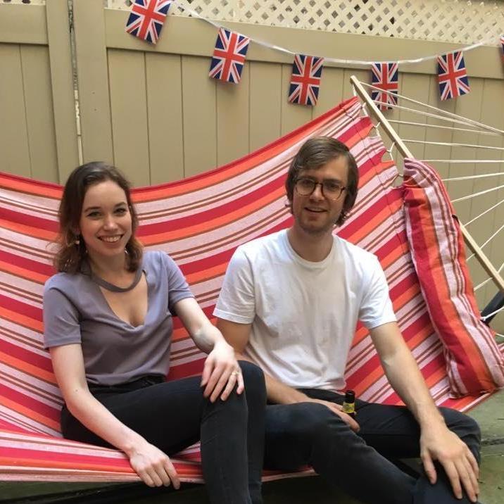 Sept. 2017 at our friend's British Bake Off themed party