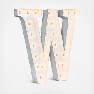 White Large Letter Icon