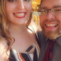 At my cousin's wedding in October 2022.