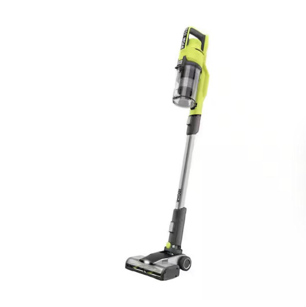RYOBI 18 V ONE+ RSV18-0 Cordless Floor Vacuum Cleaner (30 AirWatt Suction Power, 820 l/min Airflow, 24 cm Wide Floor Nozzle, without Battery and Charger), Green