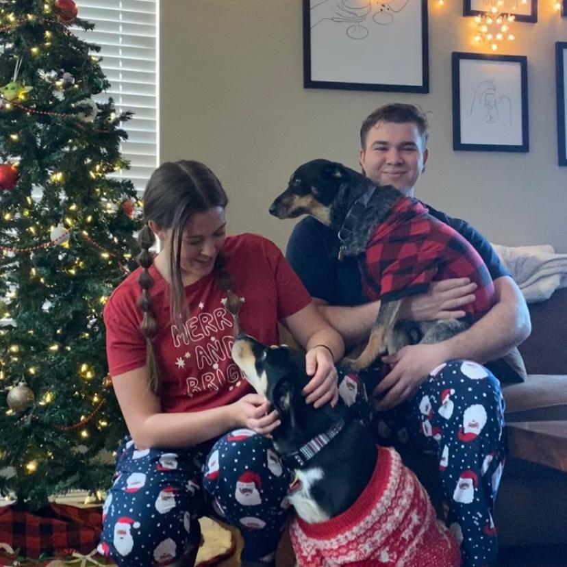 Third Christmas! And added Bailey to our family