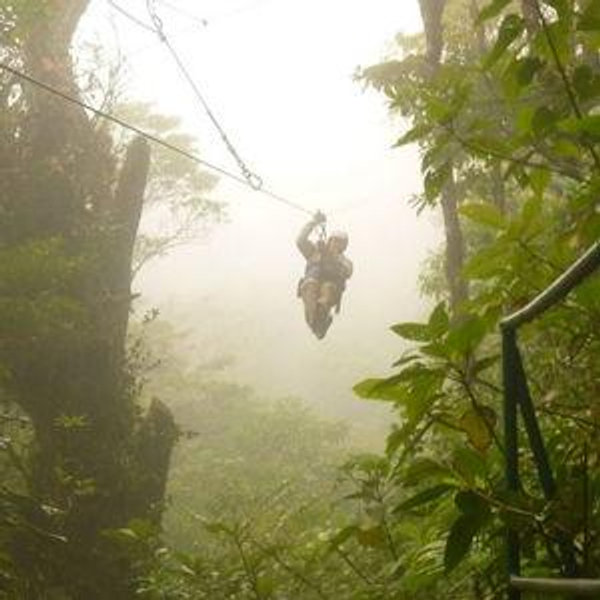 Ziplining in Costa Rica!