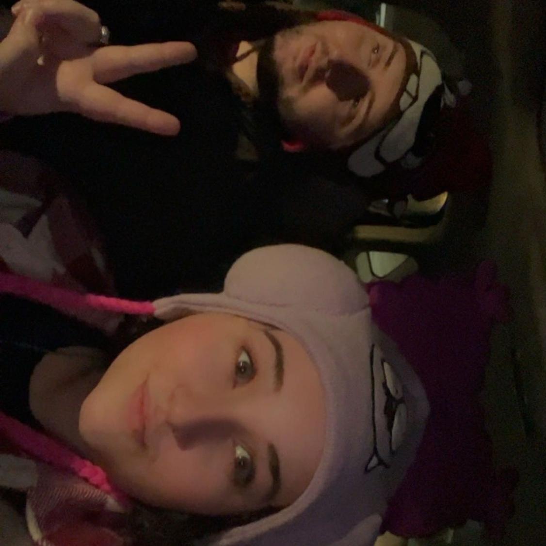 Matching winter character hats, because why not. 2023!