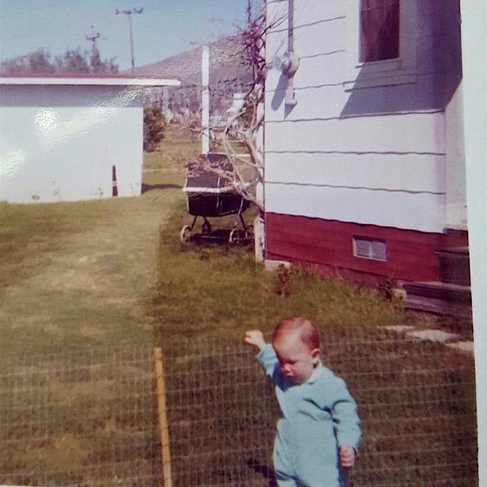 ... Matt in backyard of family home, SLO, 1966