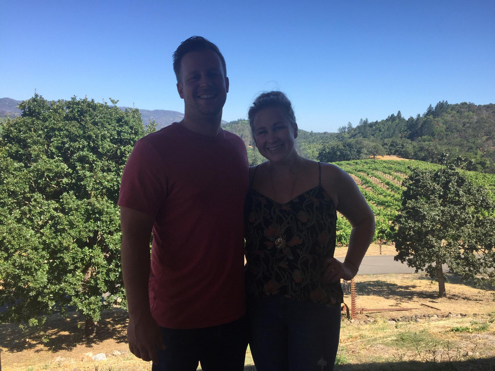 The first time we checked out our wedding venue!