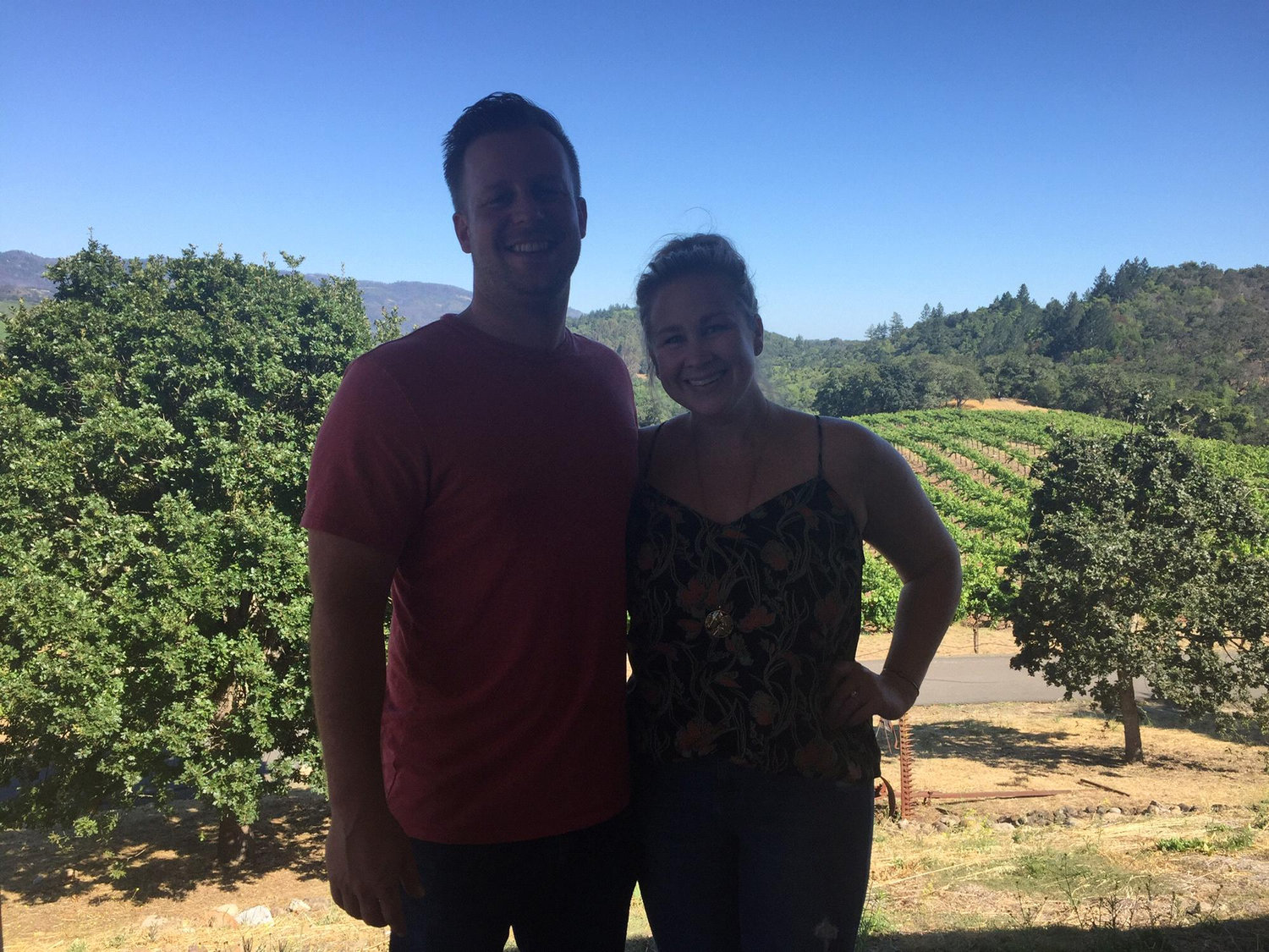 The first time we checked out our wedding venue!