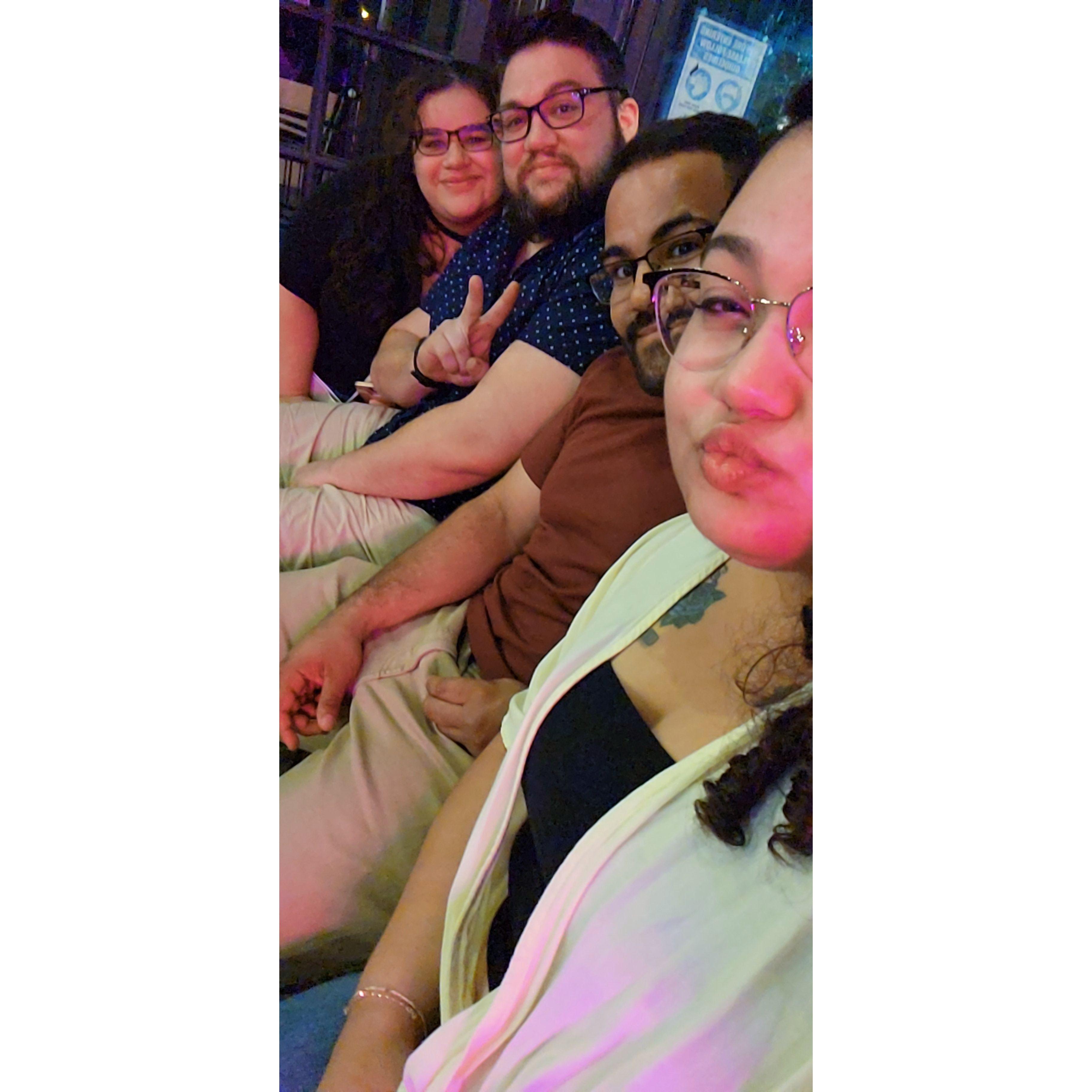 We've been doing the same double date with these two for almost 10 years