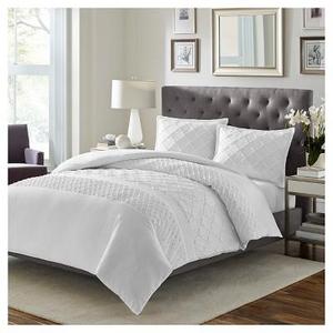 Mosaic Comforter And Sham Set Full/Queen White - Stone Cottage™