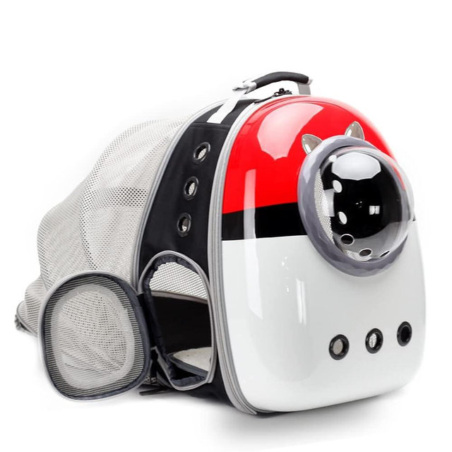 Back Expandable Cat Carrier Backpack, Backpack for Cats Kitten Small Puppy, Airline Approved Cat Bubble Backpack, Space Capsule Astronaut Carrier
