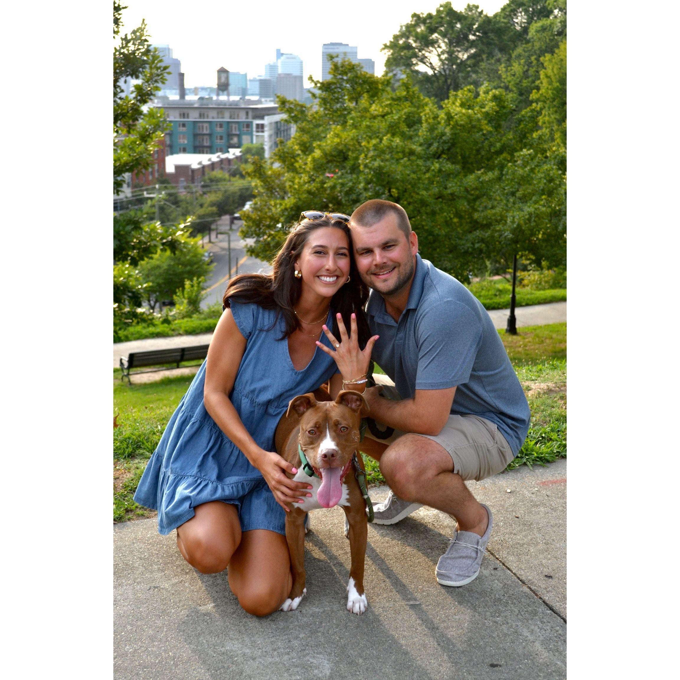 Our engagement at Libbie Hill Park