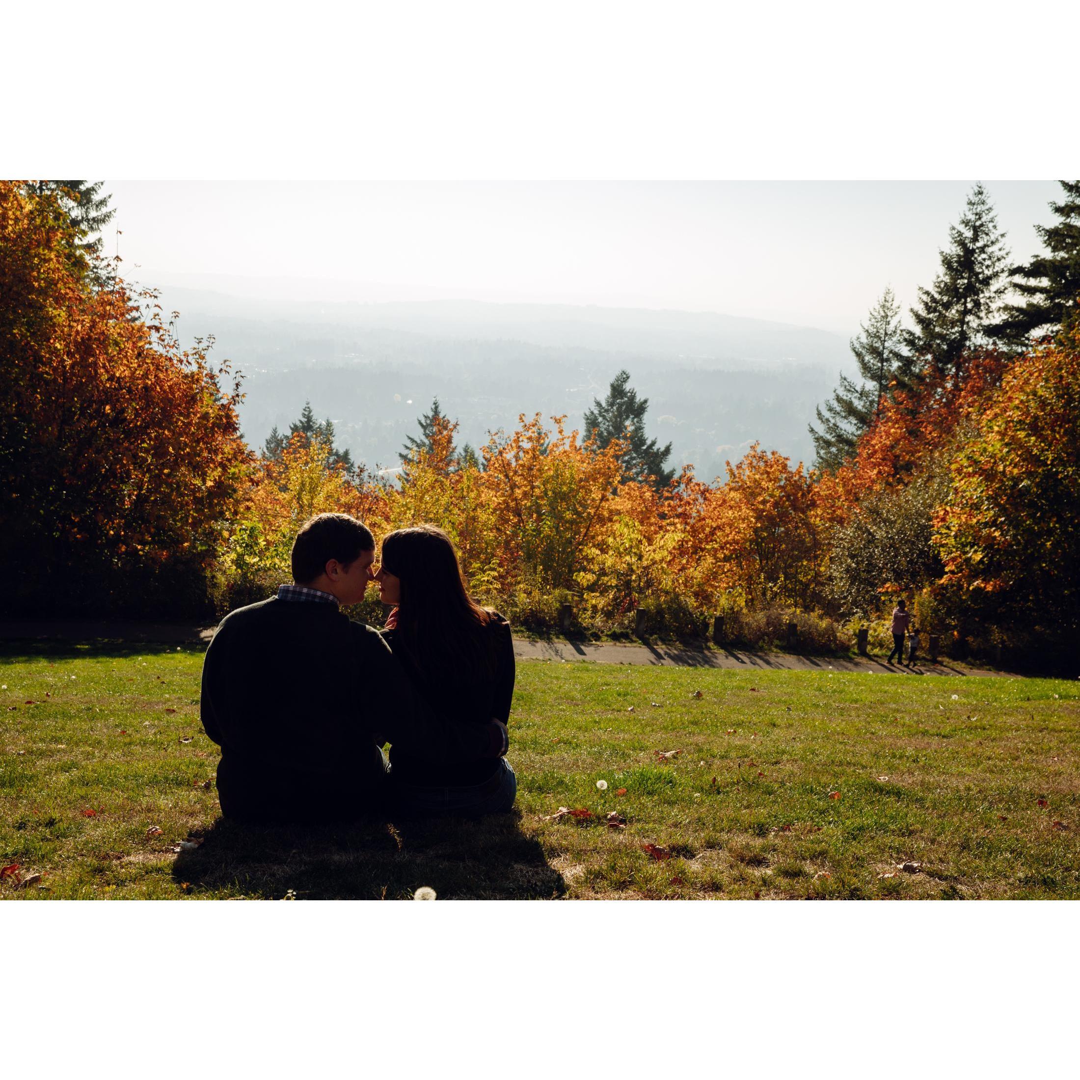 This is where we had our first kiss