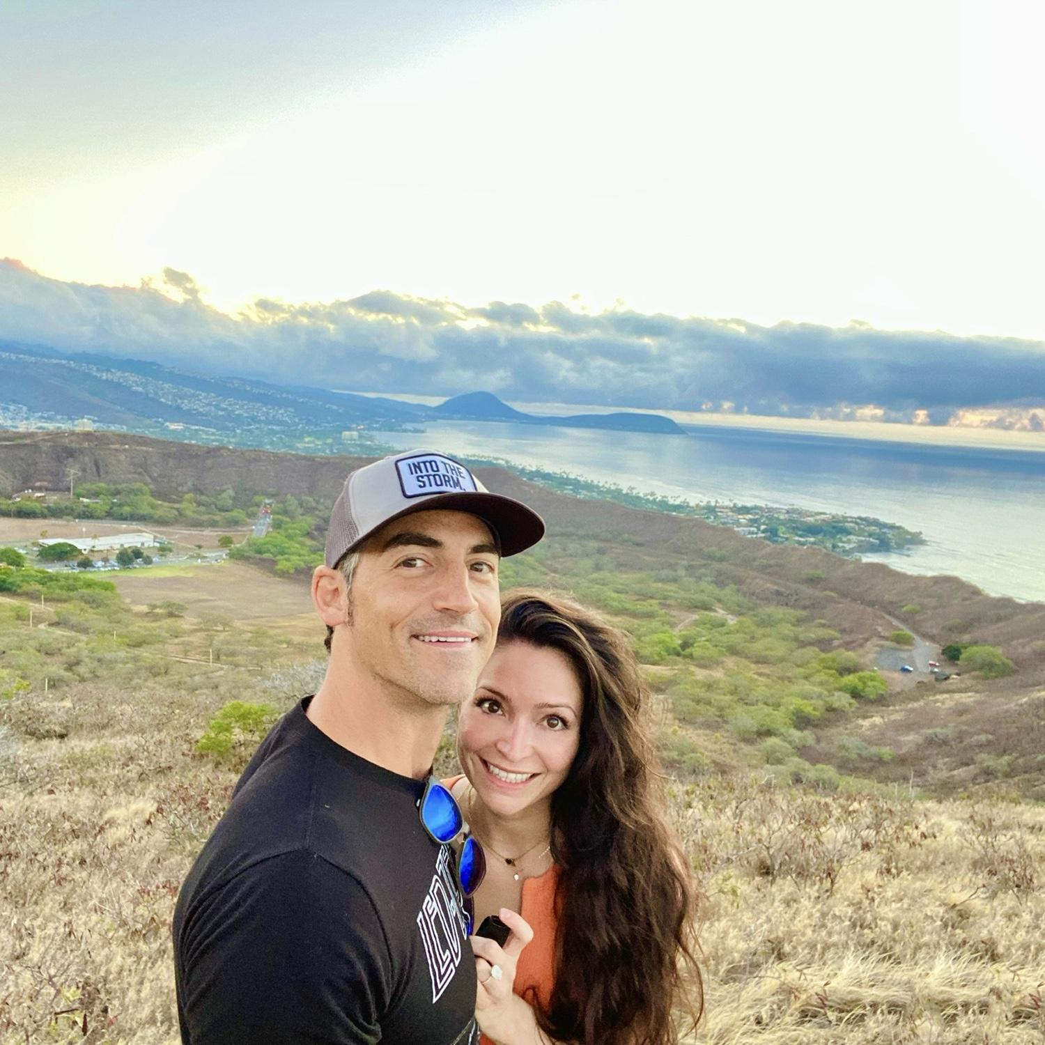 Diamond Head volcano on Oʻahu, Hawaii