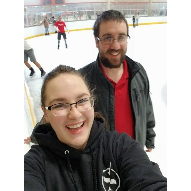 Birthday ice skating.....