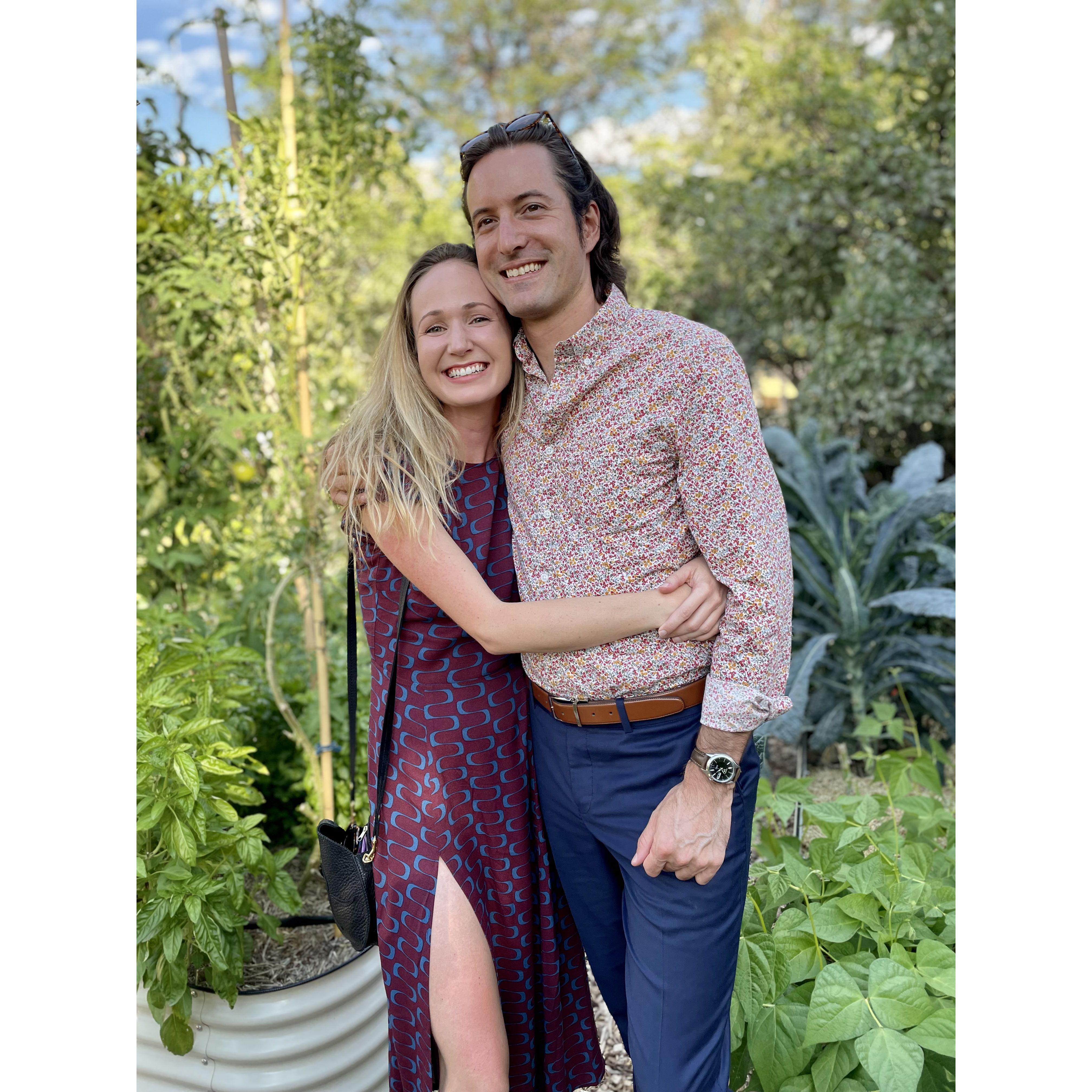 Celebrating Lee & Katherine in their BEAUTIFUL garden