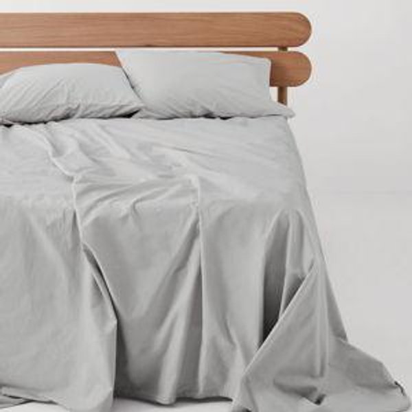 PACT Home Castor Green Organic Cool-Air Percale Sheet Set TW