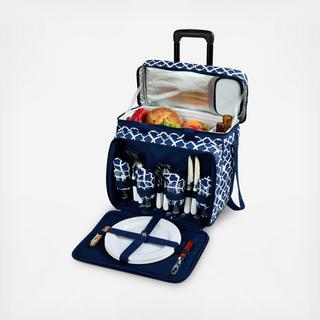 4-Person Picnic Cooler with Wheels