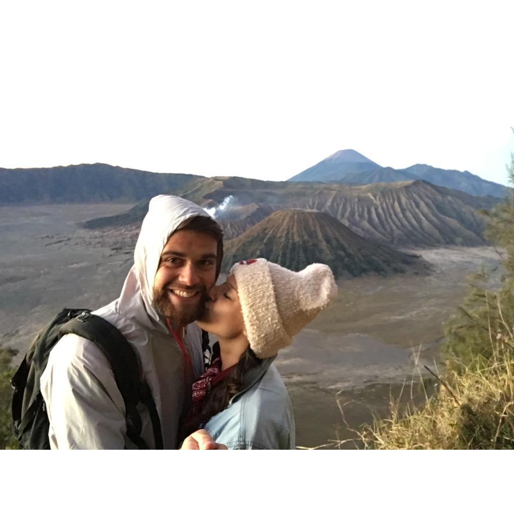 The first kisses on Bromo, 2017. 
[Java, Indonesia]