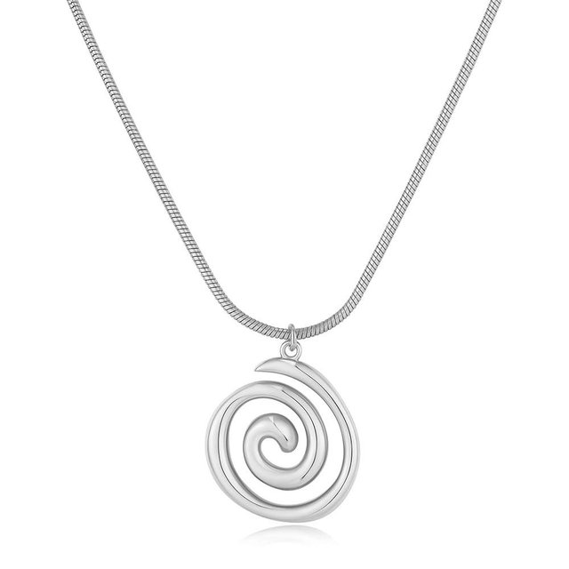 MIJENITI Gold Statement Necklaces for Women - Boho Beach Spiral Swirl Conch Pendants Necklaces, Trendy Statement Jewelry | Summer Beach Waterproof Jewelry Gifts