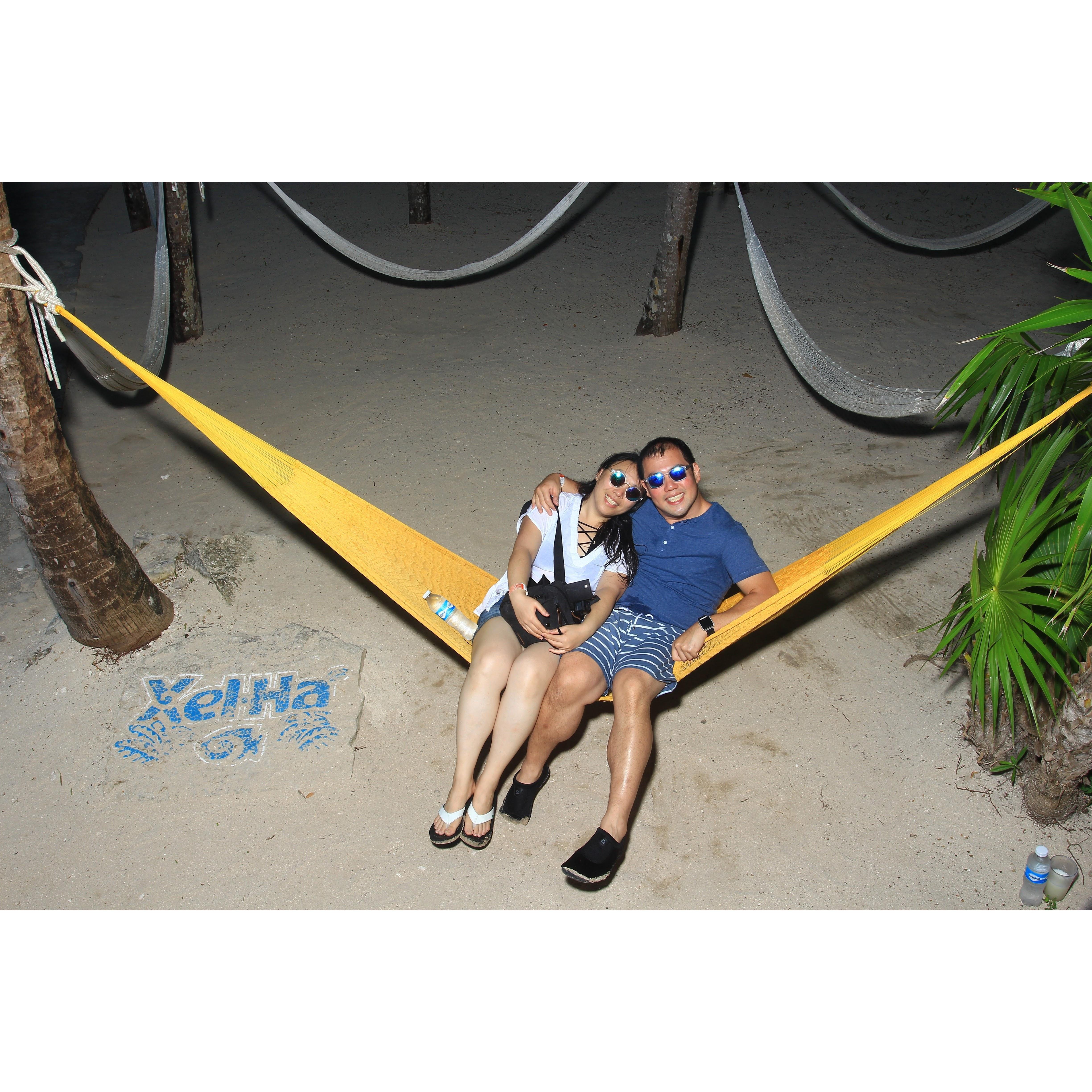 From our first international trip together to Cancun in 2016 - Xelha