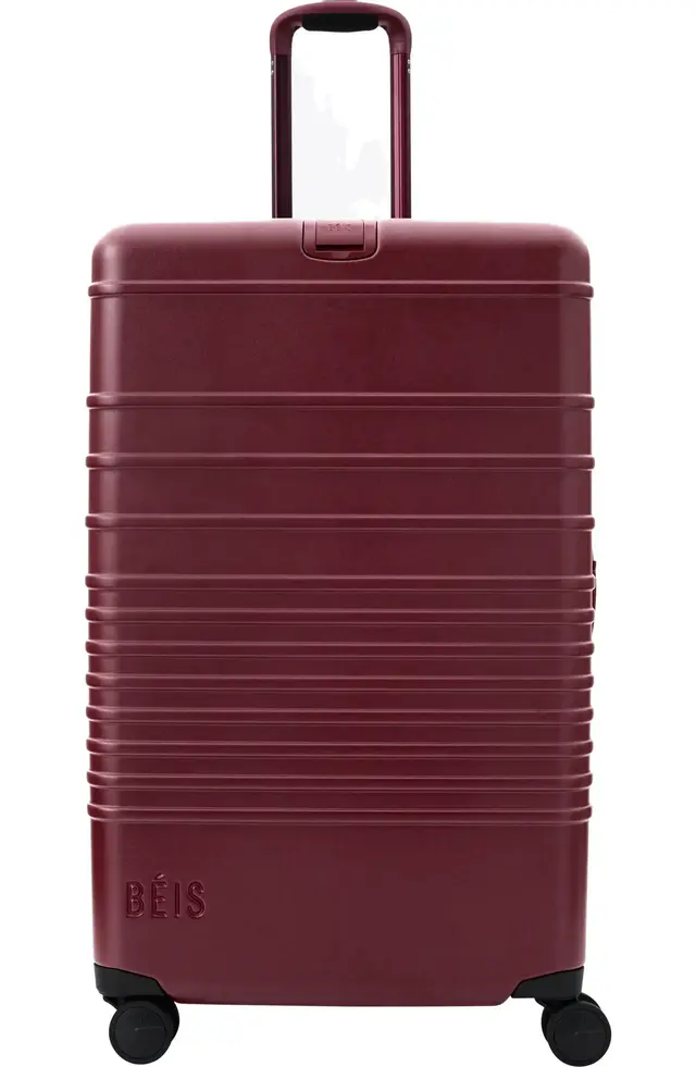 BEIS The Large 29-Inch Check-In Roller in Burgundy