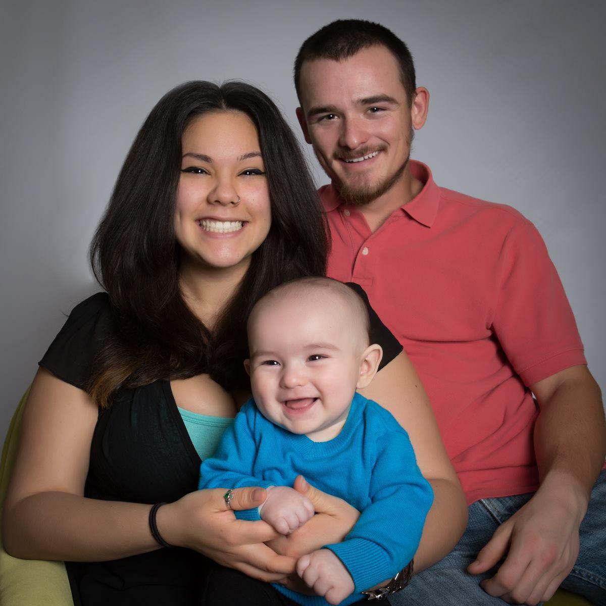 A great first family photo. Photo courtesy of Bev Widney.