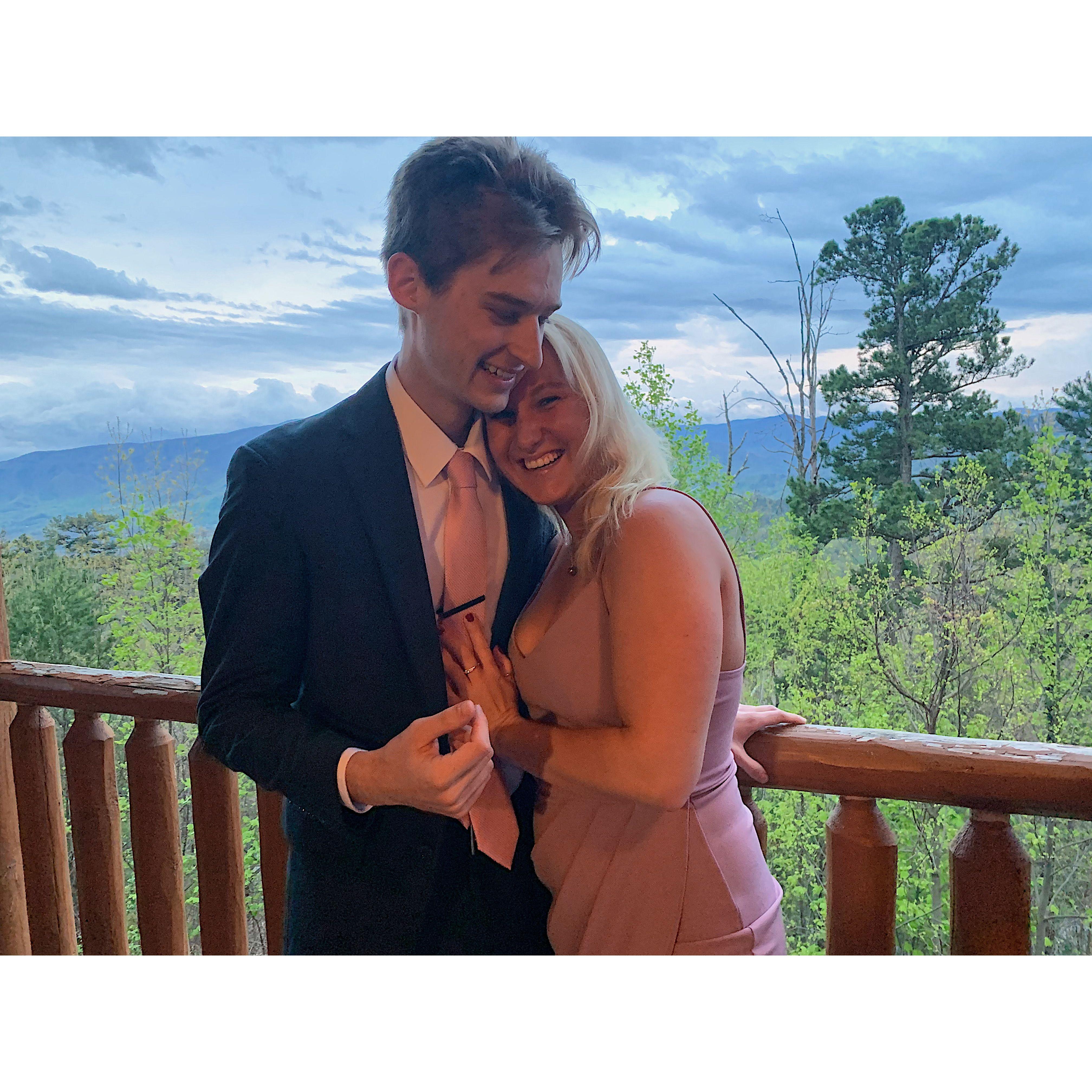 Our first formal together in Tennessee.