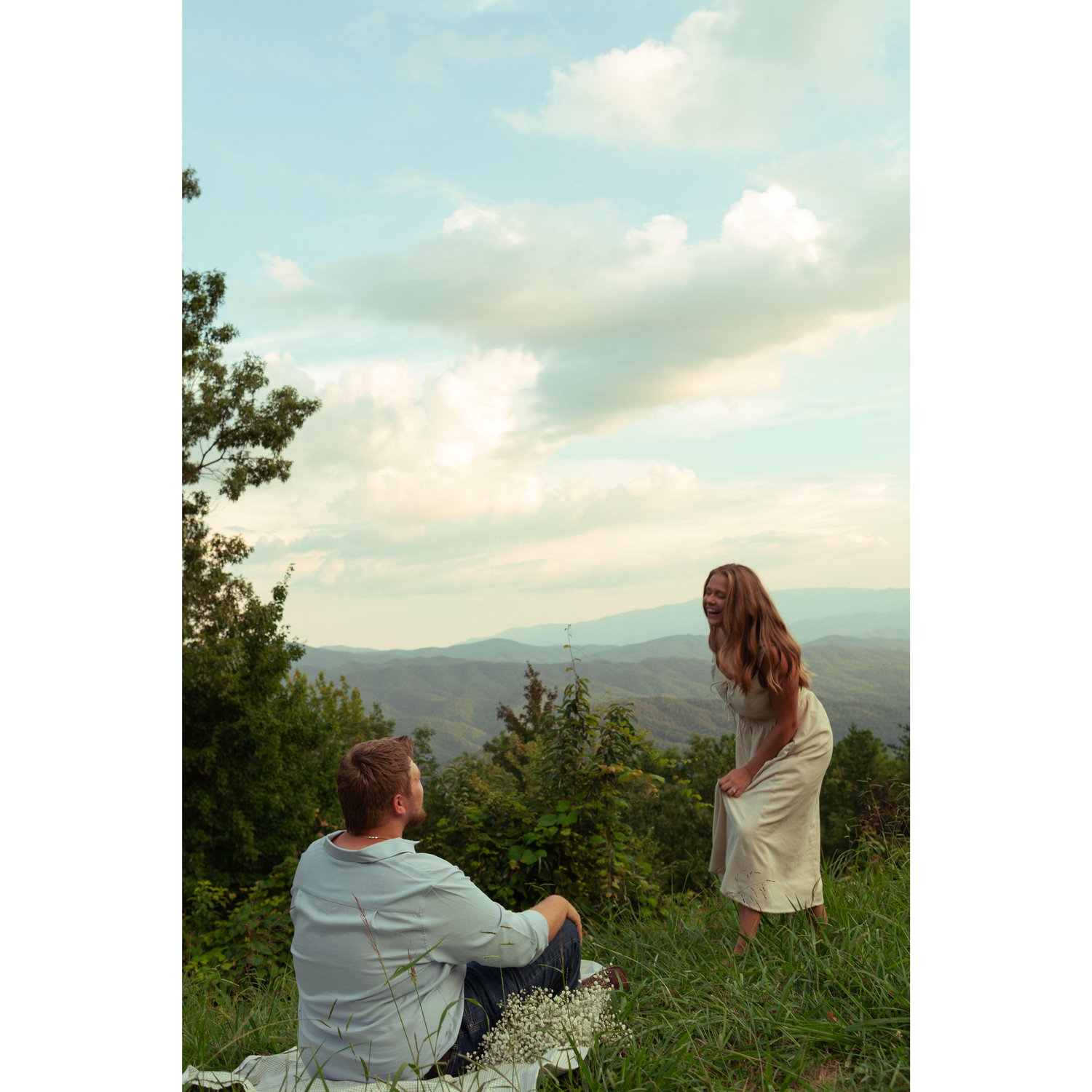 Photos from our Engagement Shoot Ethan booked at Foothills Parkway in TN