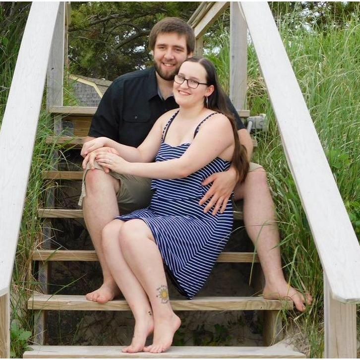 The day we got engaged on the beach
