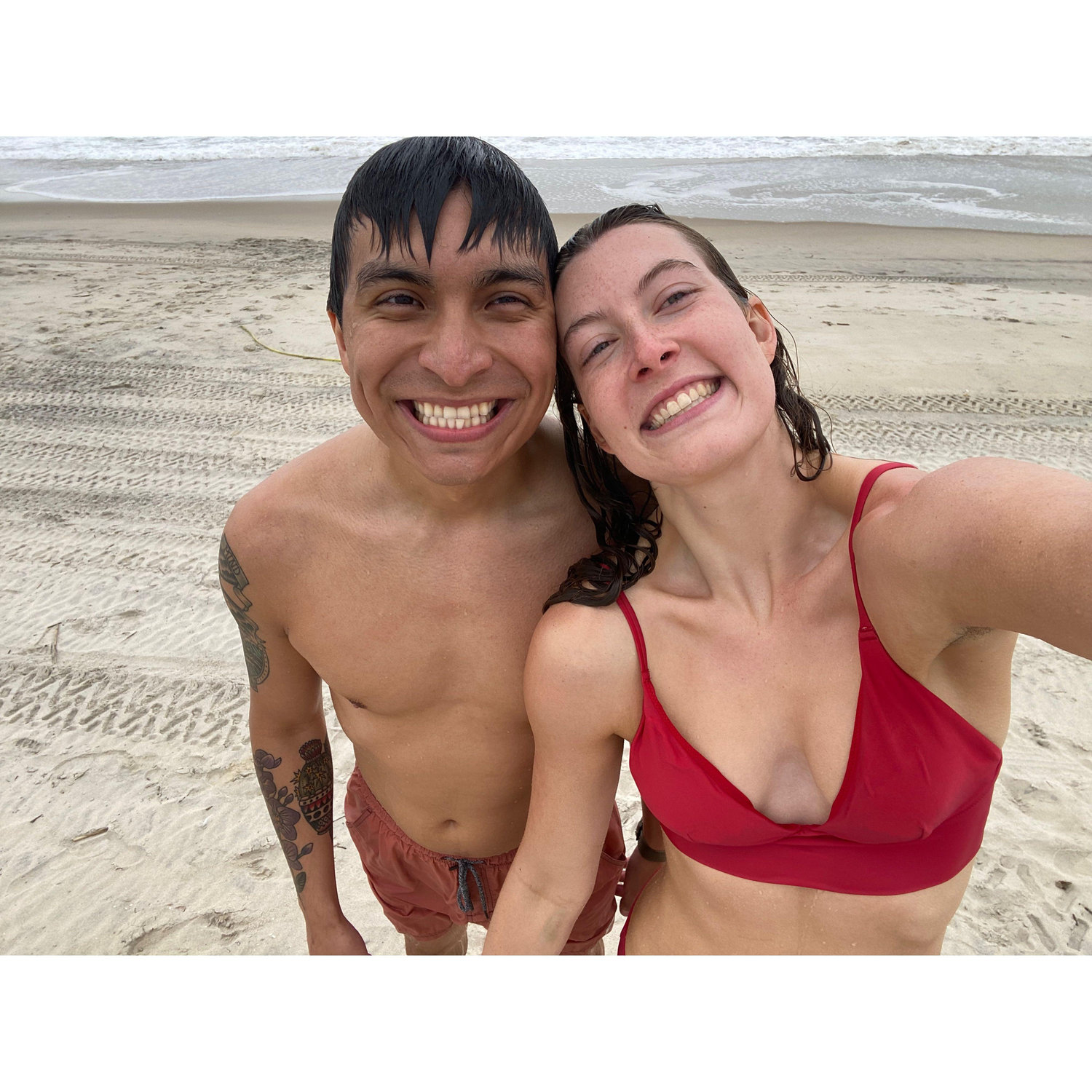 Polar plunging in San Diego, January 2024