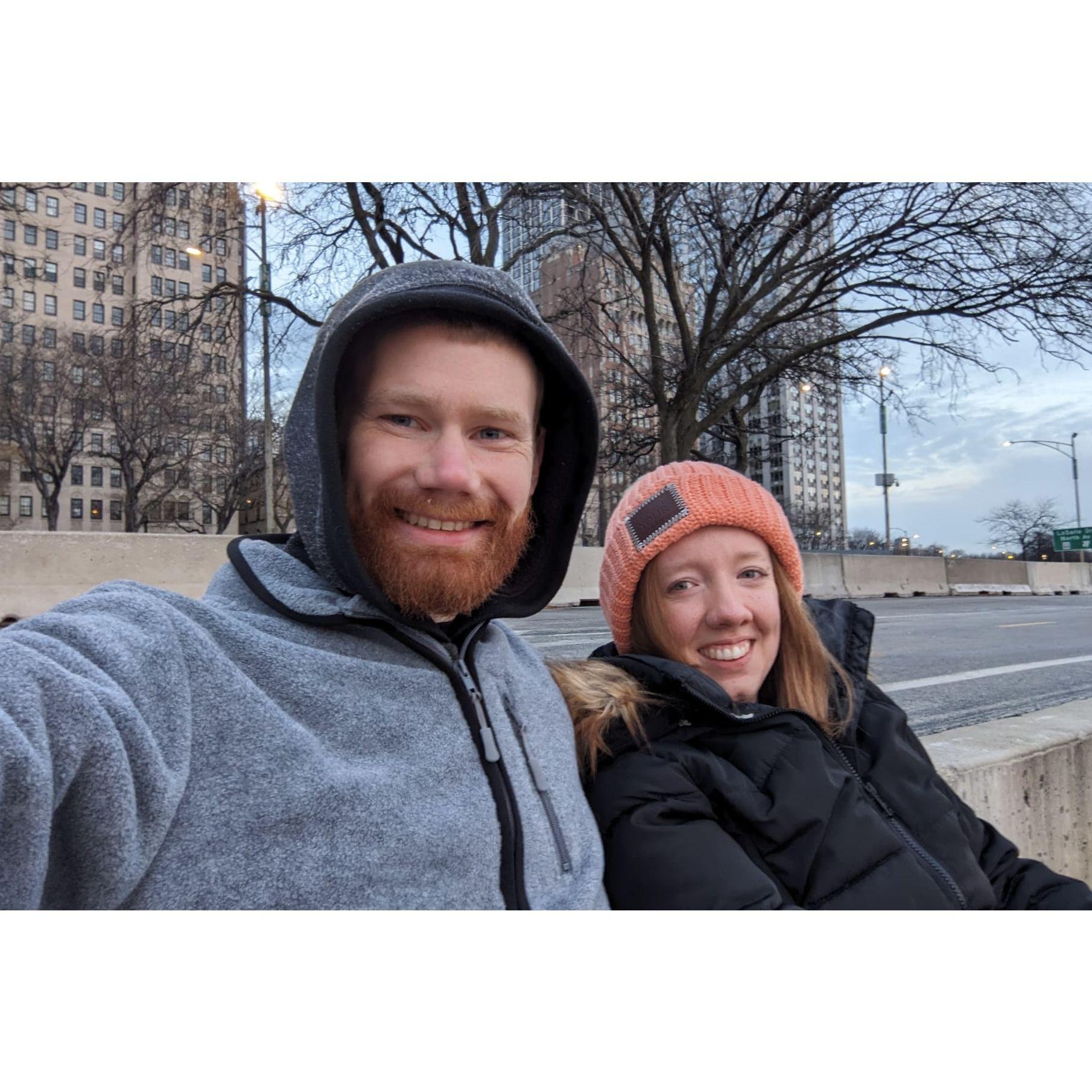 When we spent our first full day in Chicago together!