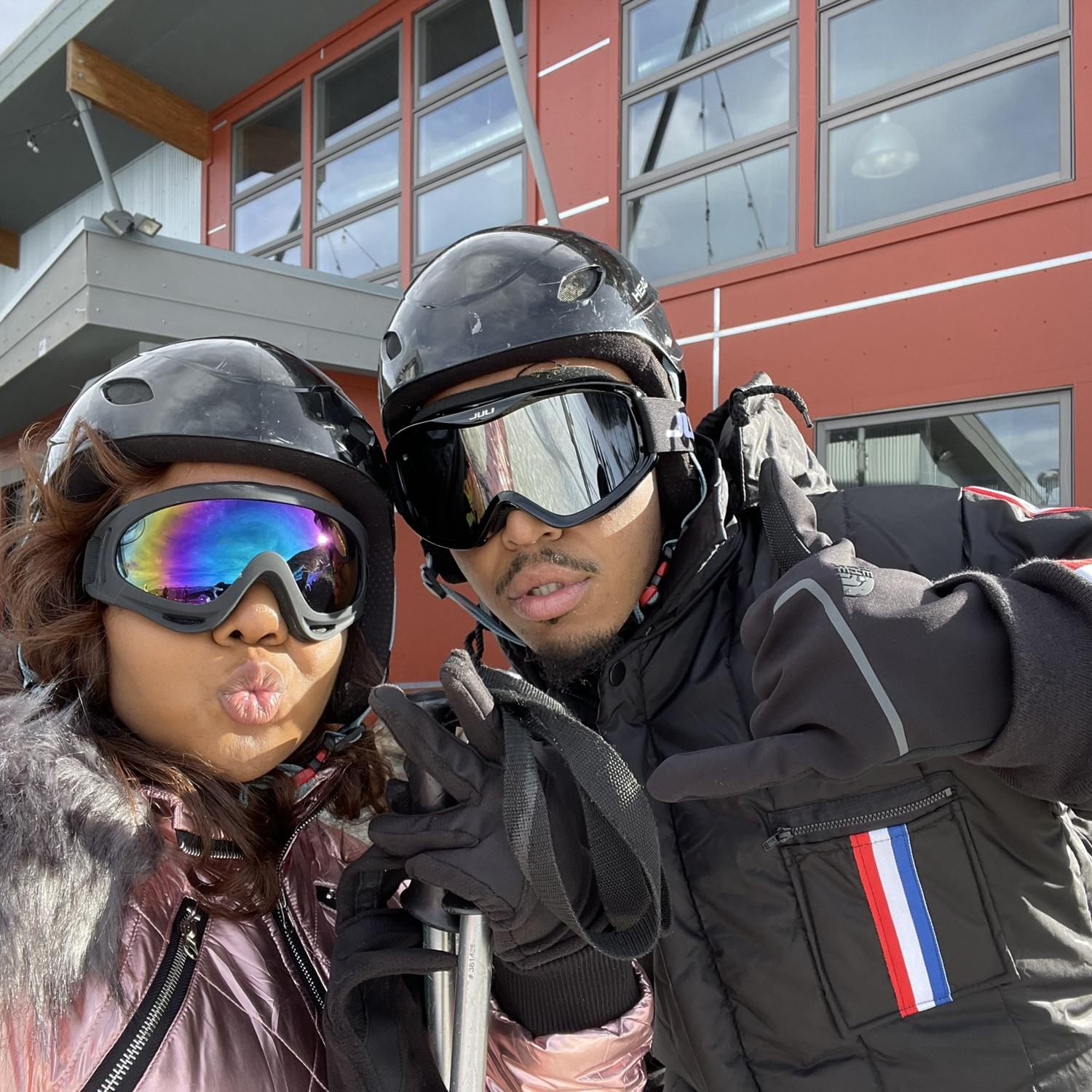 Us skiing for Johnna’s birthday trip to Denver, CO