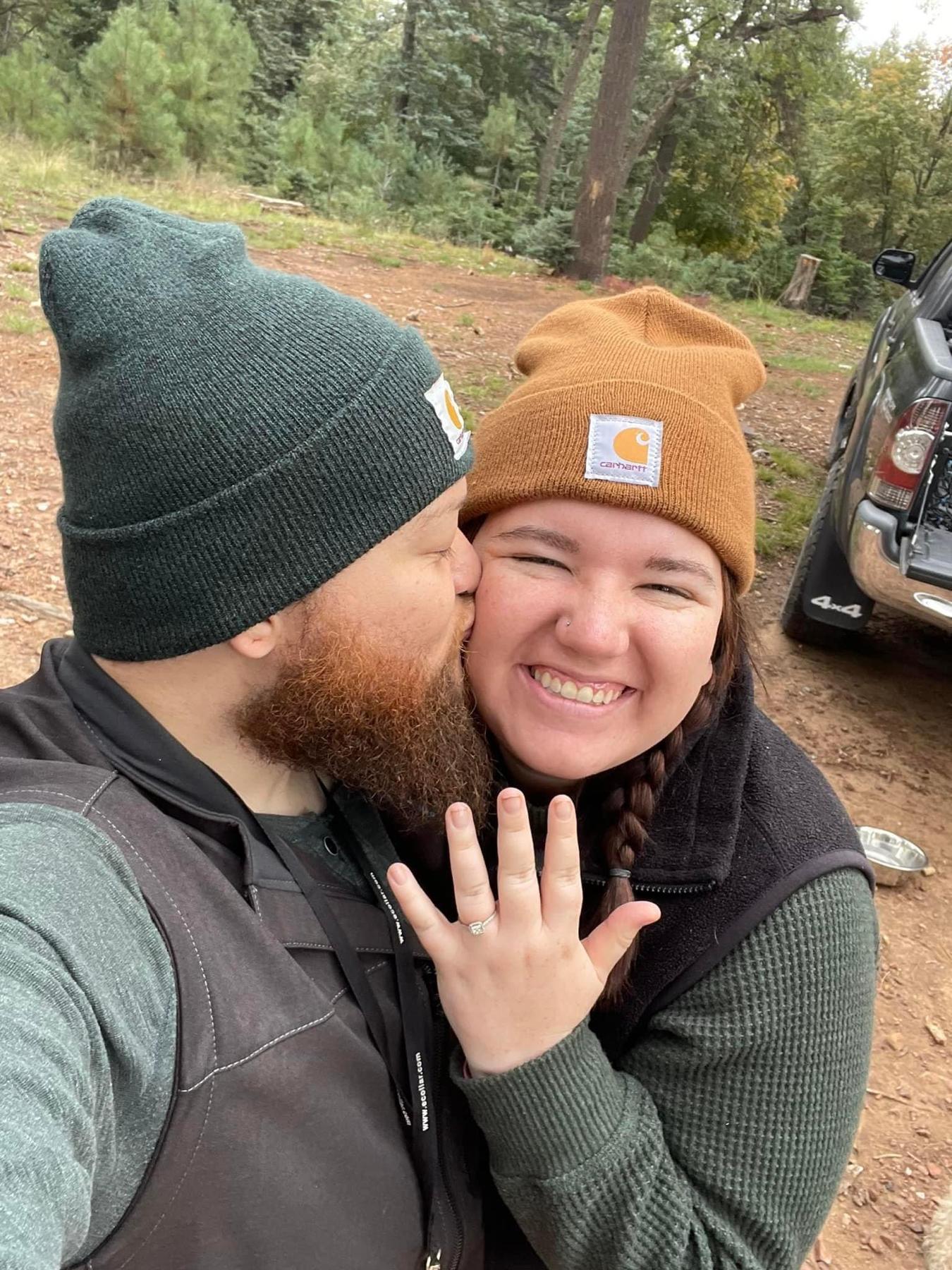 I couldn’t stop cheesin that week after he proposed!