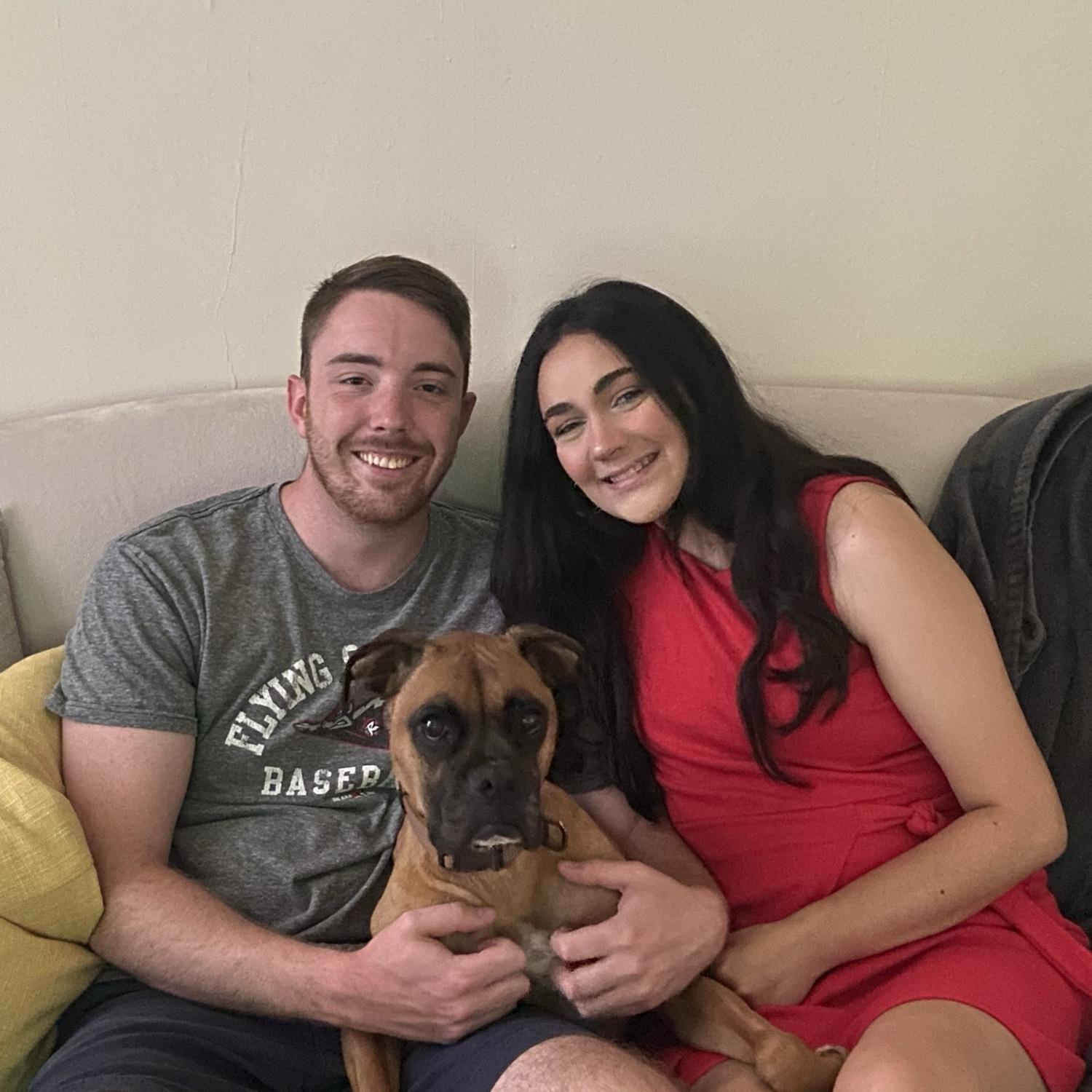 The day after we moved in together!