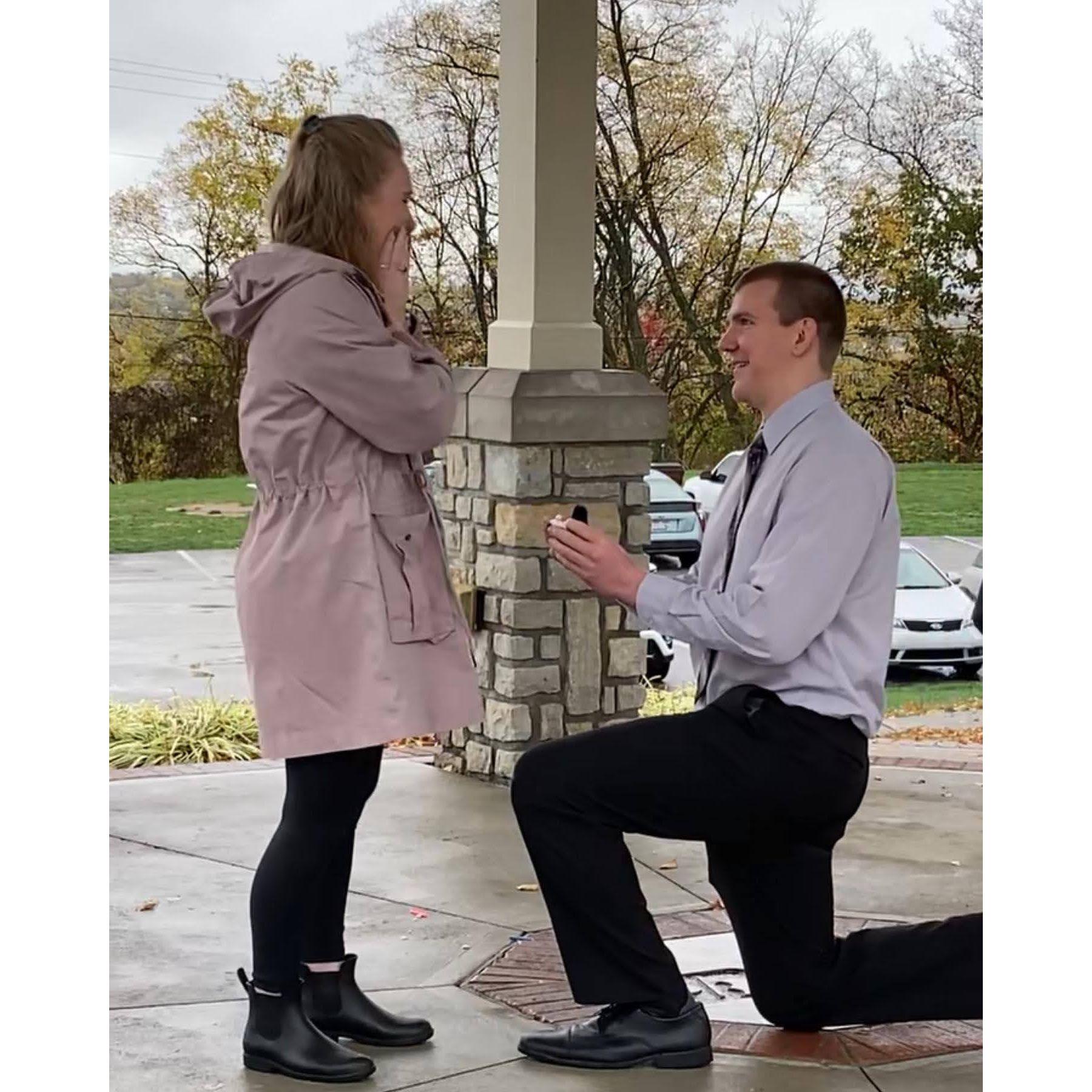 10/28/23
Proposal at Devou Park in Covington, KY